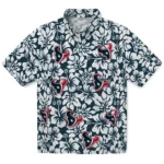 Houston Texans Hawaiian Shirt – Hibiscus Motif