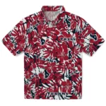 Houston Texans Hawaiian Shirt – Hibiscus Overlay
