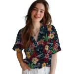 Houston Texans Hawaiian Shirt – Hibiscus Tiki Jungle