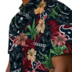 Houston Texans Hawaiian Shirt – Hibiscus Tiki Jungle
