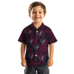 Houston Texans Hawaiian Shirt – Leaf Outline