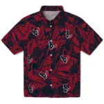 Houston Texans Hawaiian Shirt – Monstera Layer