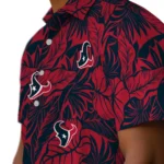 Houston Texans Hawaiian Shirt – Monstera Layer
