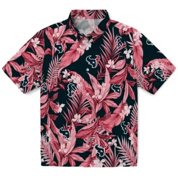 houston texans palm leaves blue hawaiian shirts best selling