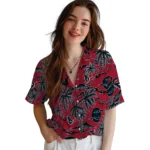 Houston Texans Hawaiian Shirt – Palm Sunset