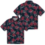 Houston Texans Hawaiian Shirt – Palm Tree Motif