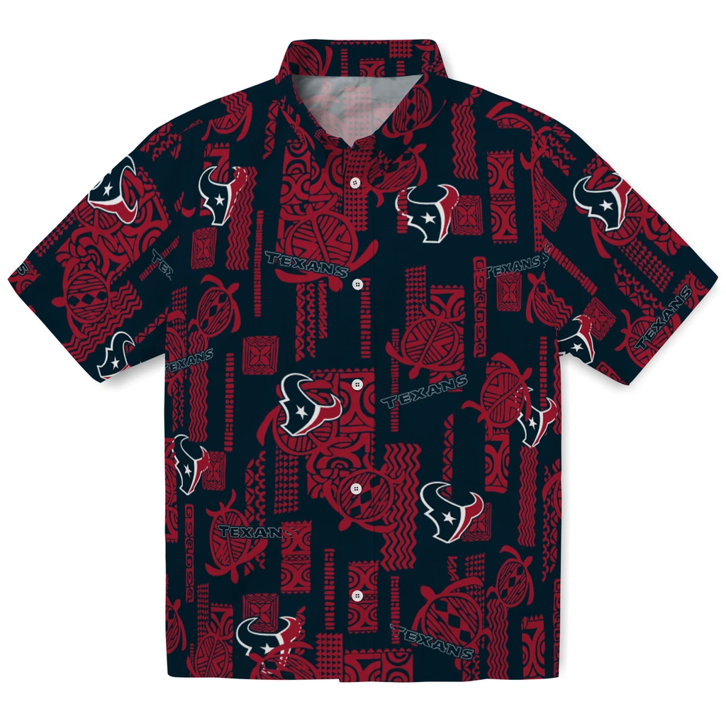 Houston Texans Hawaiian Shirt - Turtle Lines houston texans turtle lines blue hawaiian shirts best selling