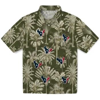 houston texans palm shadows blue hawaiian shirts best selling