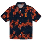 Illinois Fighting Illini Hawaiian Shirt – 50th State Flower