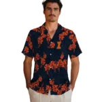 Illinois Fighting Illini Hawaiian Shirt – 50th State Flower