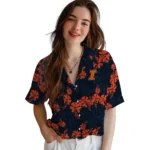 Illinois Fighting Illini Hawaiian Shirt – 50th State Flower