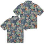 Illinois Fighting Illini Hawaiian Shirt – Anthurium Overlay