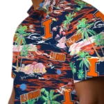 Illinois Fighting Illini Hawaiian Shirt – Hawaii Island
