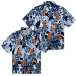Illinois Fighting Illini Hawaiian Shirt – Hibiscus Arrangement