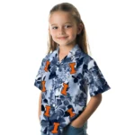 Illinois Fighting Illini Hawaiian Shirt – Hibiscus Arrangement