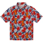Illinois Fighting Illini Hawaiian Shirt – Hibiscus Fiesta
