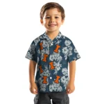 Illinois Fighting Illini Hawaiian Shirt – Hibiscus Flowers