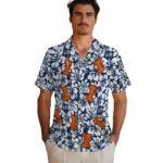 Illinois Fighting Illini Hawaiian Shirt – Hibiscus Motif