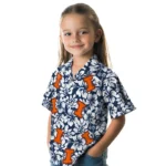 Illinois Fighting Illini Hawaiian Shirt – Hibiscus Motif