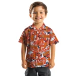 Illinois Fighting Illini Hawaiian Shirt – Hibiscus Overlay