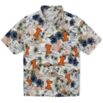 Illinois Fighting Illini Hawaiian Shirt – Hibiscus Seaside