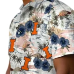 Illinois Fighting Illini Hawaiian Shirt – Hibiscus Seaside
