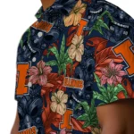 Illinois Fighting Illini Hawaiian Shirt – Hibiscus Tiki Jungle
