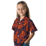Illinois Fighting Illini Hawaiian Shirt – Monstera Layer
