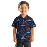 Illinois Fighting Illini Hawaiian Shirt – Palm And Clouds
