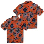 Illinois Fighting Illini Hawaiian Shirt – Palm Sunset