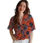 Illinois Fighting Illini Hawaiian Shirt – Palm Sunset