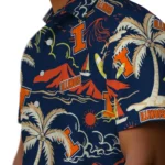 Illinois Fighting Illini Hawaiian Shirt – Palm Tree Island