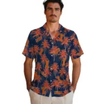Illinois Fighting Illini Hawaiian Shirt – Palm Tree Motif