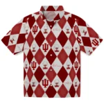 Indiana Hoosiers Hawaiian Shirt – Golfing Plaid