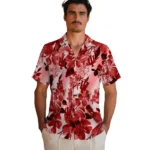 Indiana Hoosiers Hawaiian Shirt – Hibiscus Arrangement