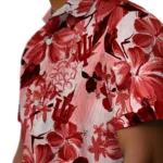 Indiana Hoosiers Hawaiian Shirt – Hibiscus Arrangement