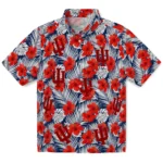 Indiana Hoosiers Hawaiian Shirt – Hibiscus Fiesta