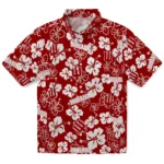 Indiana Hoosiers Hawaiian Shirt – Hibiscus Flower Design