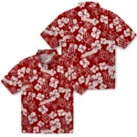 Indiana Hoosiers Hawaiian Shirt – Hibiscus Flower Design