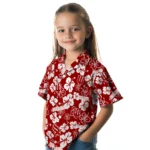 Indiana Hoosiers Hawaiian Shirt – Hibiscus Flower Design