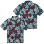 Indiana Hoosiers Hawaiian Shirt – Hibiscus Flowers