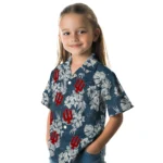 Indiana Hoosiers Hawaiian Shirt – Hibiscus Flowers
