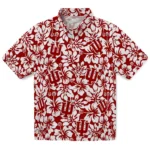 Indiana Hoosiers Hawaiian Shirt – Hibiscus Motif