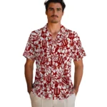 Indiana Hoosiers Hawaiian Shirt – Hibiscus Motif