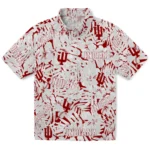 Indiana Hoosiers Hawaiian Shirt – Hibiscus Overlay