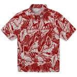 Indiana Hoosiers Hawaiian Shirt – Monstera Layer