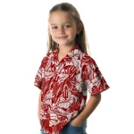 Indiana Hoosiers Hawaiian Shirt – Monstera Layer