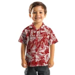 Indiana Hoosiers Hawaiian Shirt – Monstera Layer
