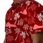 Indiana Hoosiers Hawaiian Shirt – Palm And Clouds