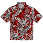 Indiana Hoosiers Hawaiian Shirt – Palm Leaves